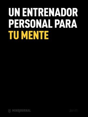 cover image of Un entrenador personal para tu mente. MindJournal